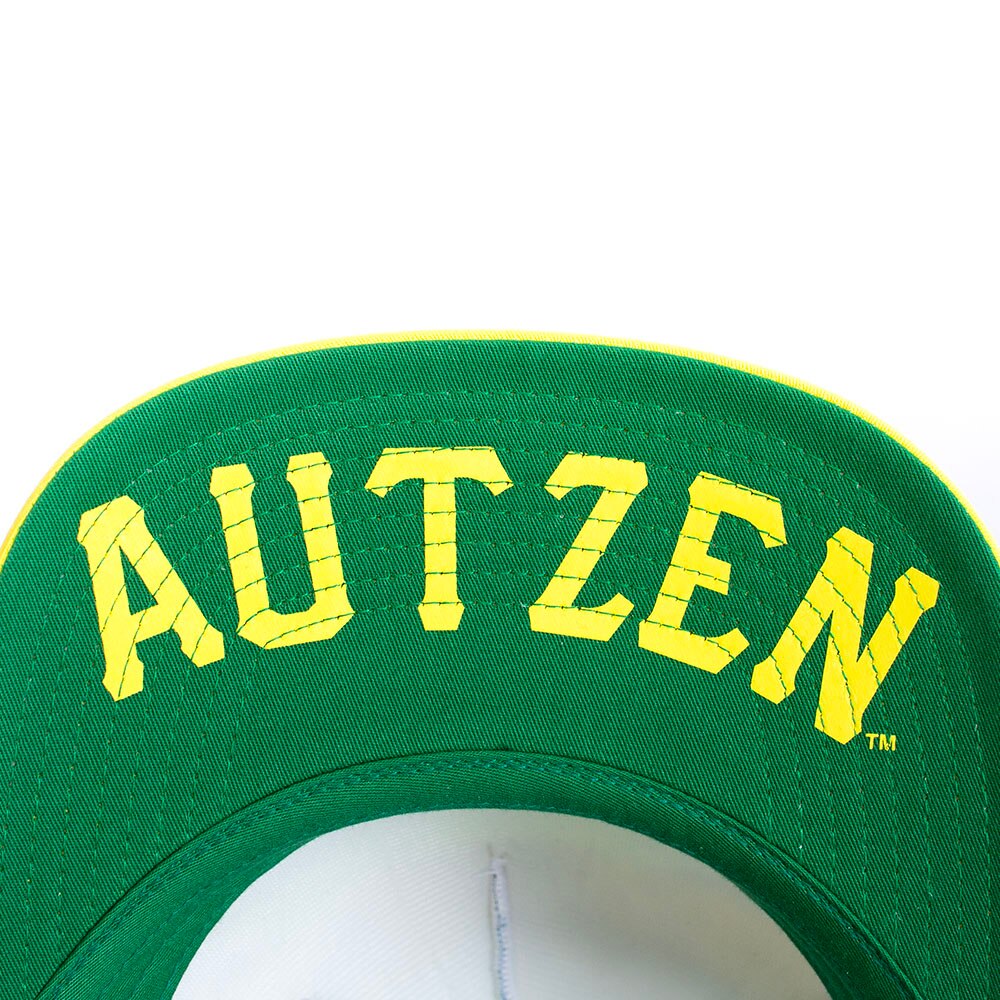 Autzen Stadium, Richardson, Green, Trucker, Cotton Blend, Accessories, Unisex, Football, Green & Yellow Bill, 112, Custom Sublimated, Foam, Adjustable, Hat, 846798